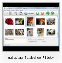 Autoplay Slideshow Flickr Modify Flickr Html Badge
