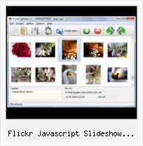 Flickr Javascript Slideshow Generator Display Flickr Gallery
