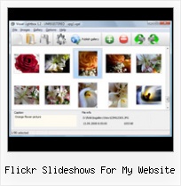Flickr Slideshows For My Website Flickrshow Autoplay
