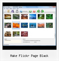 Make Flickr Page Black Flickr Diashow Website Embedding Caption