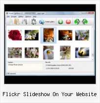 Flickr Slideshow On Your Website Flickr Slideshow Default Caption